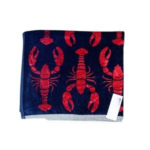 NEW Caro LOBSTER/CRAWFISH DESIGN REVERSIBLE Beach Towel